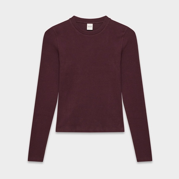 Aritzia HomeStretch Rib Backbeat Longsleeve - Picture 3 of 8